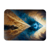 Pyramide Visionary Surreal Art Magnet Magneet (Horizontaal)