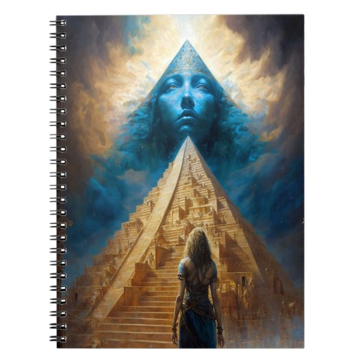 Pyramide Visionary Surreal Art Notitieboek (Voorkant)
