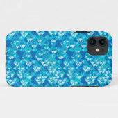 Pyramidekristallen, turkooizen en blauw Case-Mate iPhone case (Achterkant (horizontaal))