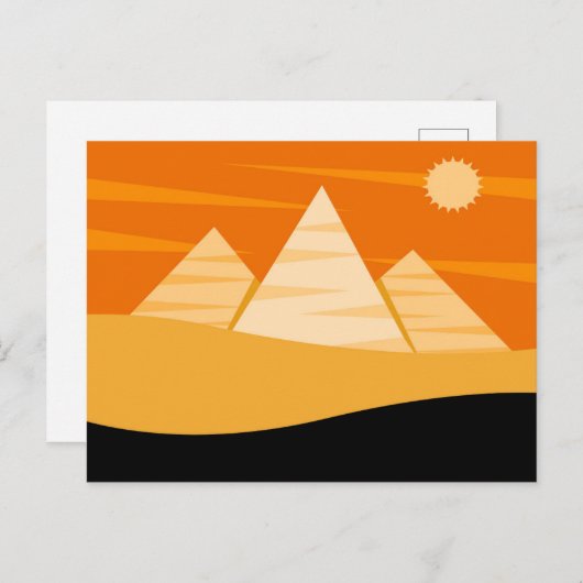 Pyramiden Briefkaart (Voorkant / Achterkant)