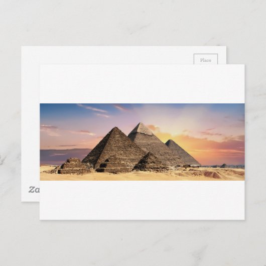 pyramiden briefkaart (Voorkant / Achterkant)