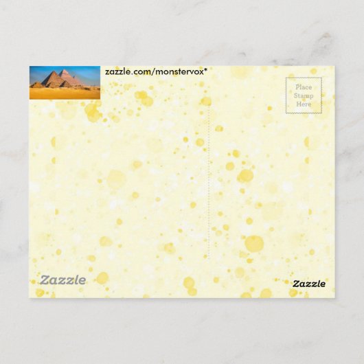 Pyramiden Briefkaart (Achterkant)