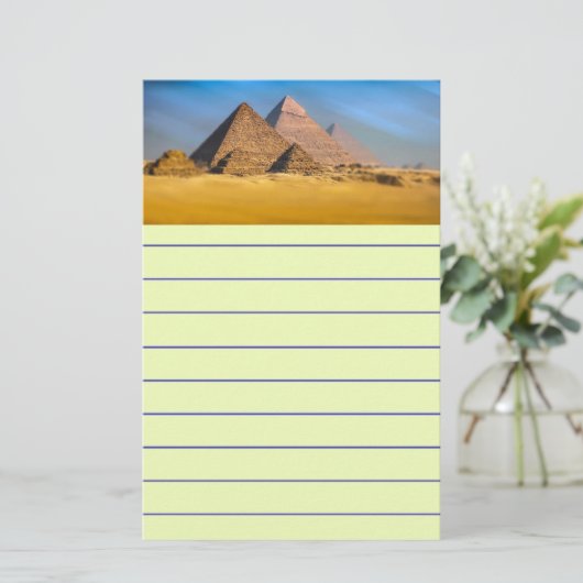 Pyramiden Briefpapier (Staand voorkant)