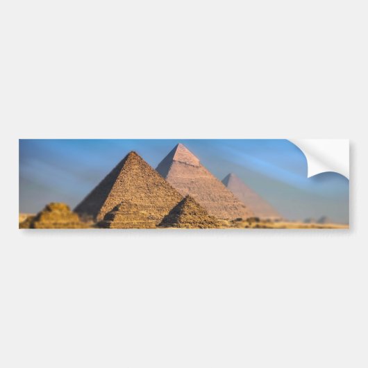 Pyramiden Bumpersticker (Voorkant)