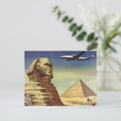  Pyramiden, de Grote Sfinx van Giza, Egypte Briefkaart (Staand voorkant)