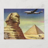  Pyramiden, de Grote Sfinx van Giza, Egypte Briefkaart (Voorkant)