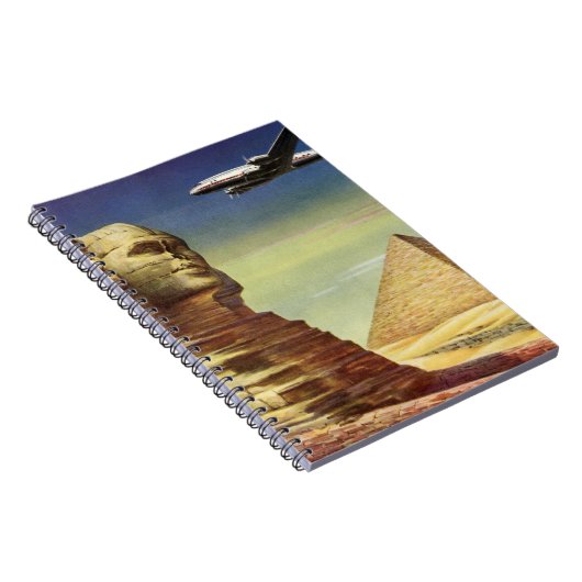  Pyramiden, de Grote Sfinx van Giza, Egypte Notitieboek (Rechterzijde)