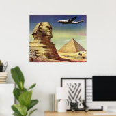 Pyramiden, de Grote Sfinx van Giza, Egypte Poster (Thuiskantoor)