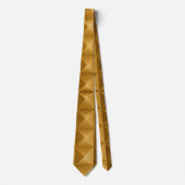 Pyramiden, driehoekige gouden textuur stropdas (Voorkant)
