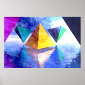 Pyramiden en driehoekige posters (Voorkant)
