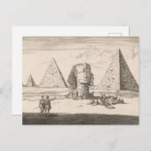 Pyramiden en Sfinx van Gizeh (1698) van Jan Luyken Briefkaart (Voorkant / Achterkant)