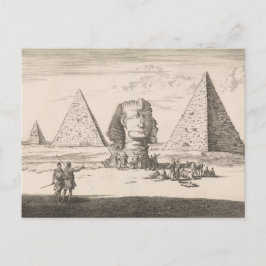 Pyramiden en Sfinx van Gizeh (1698) van Jan Luyken Briefkaart
