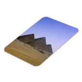 Pyramiden in de woestijn van Caïro, Egypte Magneet (Linkerzijde)