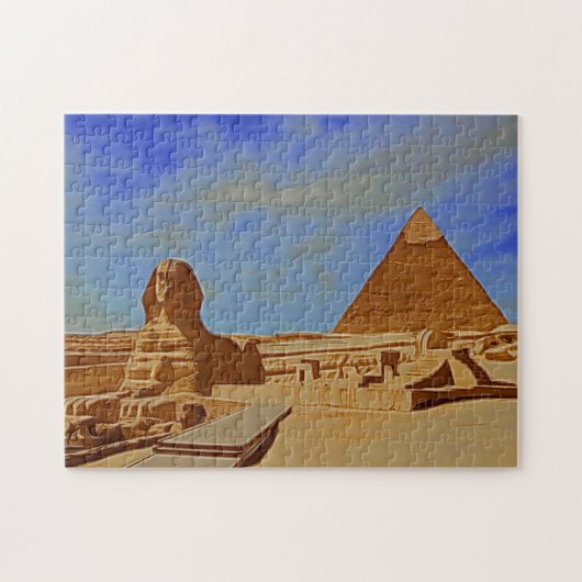 pyramiden sphinx egypte legpuzzel (Horizontaal)