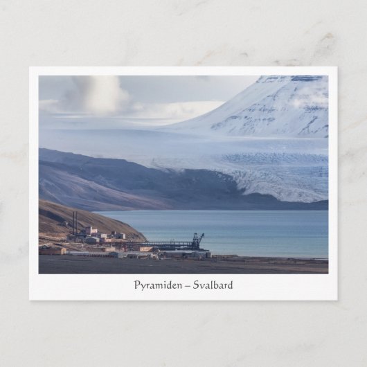 Pyramiden Svalbard Briefkaart (Voorkant)