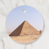 Pyramiden uit Egypte Bedankjes Labels (Achterkant)