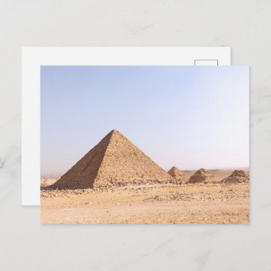 Pyramiden uit Egypte Briefkaart (Voorkant / Achterkant)