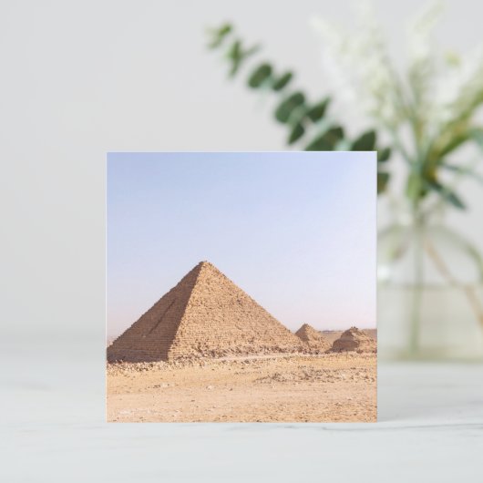 Pyramiden uit Egypte Kaart (Staand voorkant)
