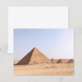 Pyramiden uit Egypte Kaart (Voorkant / Achterkant)