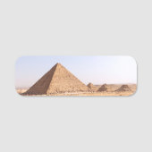 Pyramiden uit Egypte Naamplaatje (Voorkant)