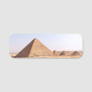 Pyramiden uit Egypte Naamplaatje