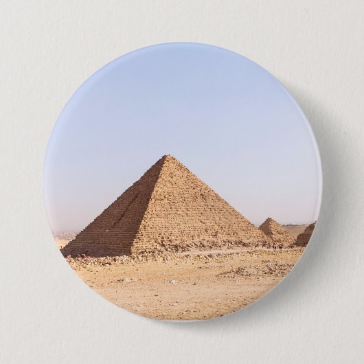 Pyramiden uit Egypte Ronde Button 7,6 Cm (Voorkant)