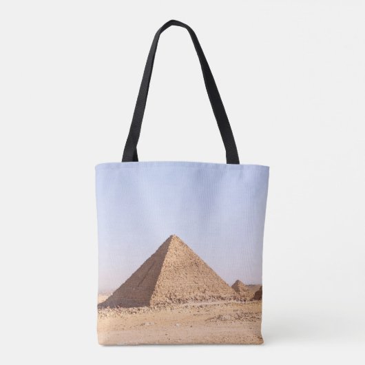 Pyramiden uit Egypte Tote Bag (Achterkant)