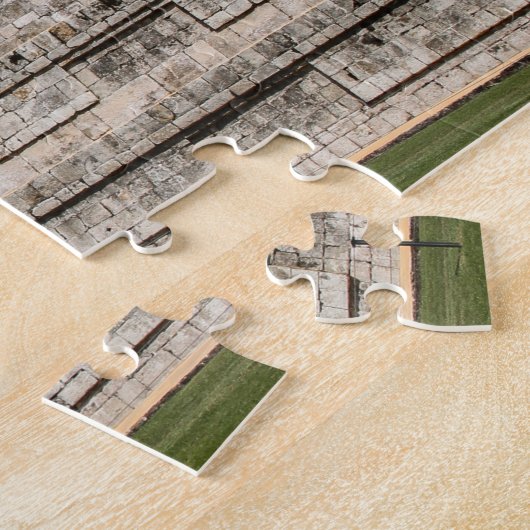 Pyramiden uit Mexico. Legpuzzel (Zijkant)