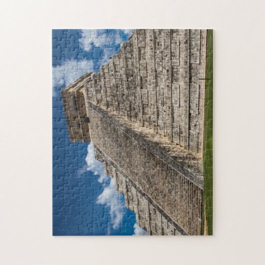 Pyramiden uit Mexico. Legpuzzel (Verticaal)