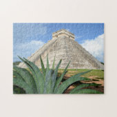Pyramiden uit Mexico. Legpuzzel (Horizontaal)