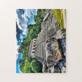 Pyramiden uit Mexico. Legpuzzel (Verticaal)