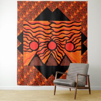 Pyramiden van andere werelden 2 wandkleed