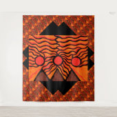 Pyramiden van andere werelden 2 wandkleed (Voorkant)