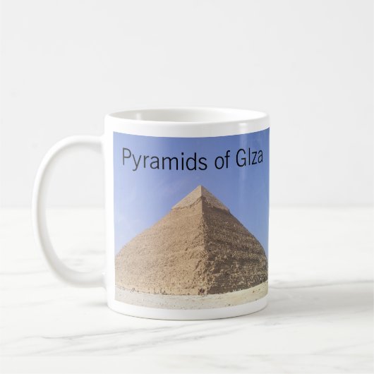 Pyramiden van de Giza-Mok Koffiemok (Links)
