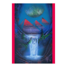 Pyramiden van de vorige schilderdruk