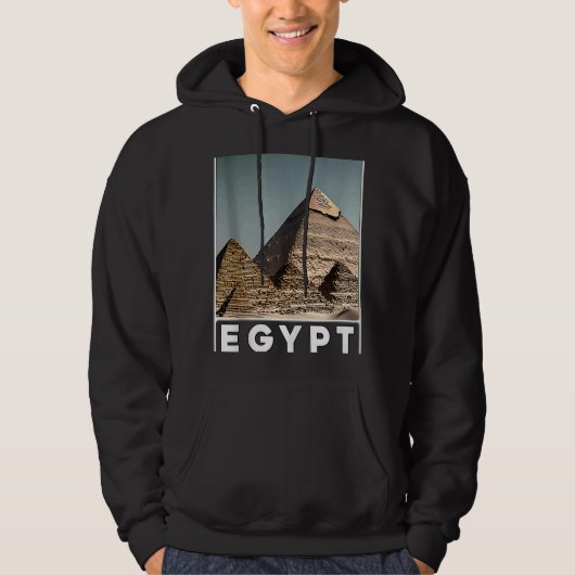 Pyramiden van Giza Cairo Egypte Hoodie (Voorkant)