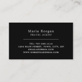 Pyramiden van Giza, Caïro, Egypte, reisagent Visitekaartje (Achterkant)