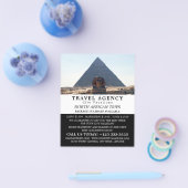Pyramiden van Giza, Caïro, Egypte, reisbureau Flyer (Enkel)