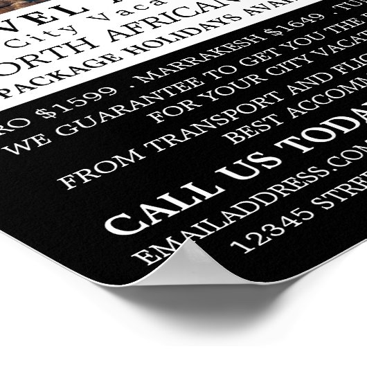 Pyramiden van Giza, Caïro, Egypte, reisbureau Poster (Hoek)