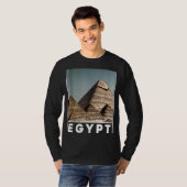 Pyramiden van Giza Cairo Egypte T-shirt (Voorkant volledig)