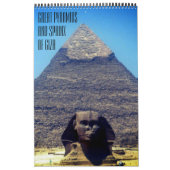 pyramiden van giza kalender (Hoes)