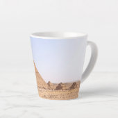Pyramiden van Giza Latte Mok (Rechterhoek)