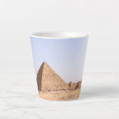 Pyramiden van Giza Latte Mok (Voorkant)