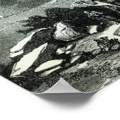 Pyramiden van Meroe op de Nijl Poster (Hoek)