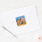 Pyramiden Vierkante Sticker (Envelop)