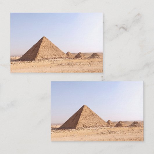 Pyramiden Visitekaartje (Voorkant / Achterkant)