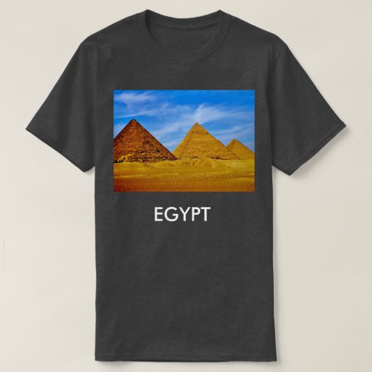 Pyramides bij Giza T-shirt (Design voorkant)