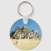 Pyramides in Egypte Sleutelhanger (Voorkant)