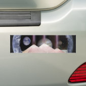 Pyramides Planets Space Bumpersticker (Op auto)