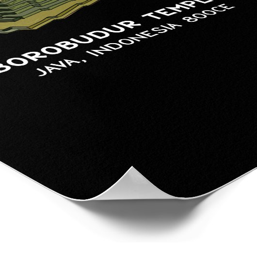 Pyramides van de mondiale archeologische beschavin poster (Hoek)